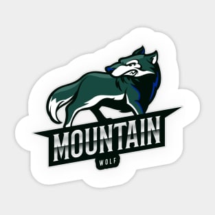 Mountain wolf Sticker